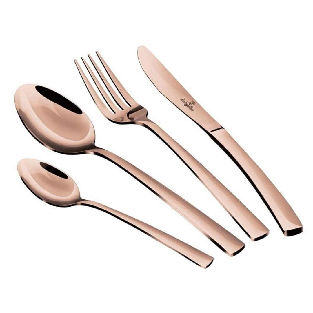 Stalo įrankių rinkinys BERLINGER HAUS BH/2637 Rose Gold Edition, 24vnt įrankių rinkinys