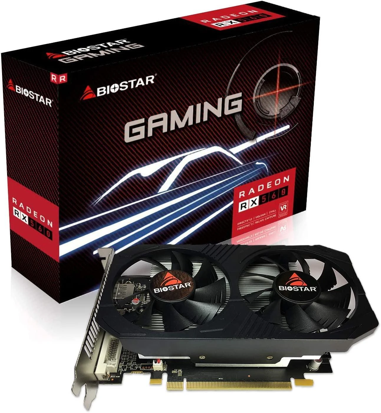 Vaizdo Plokštė - Biostar VA5615RF41 AMD Radeon RX 560 4 GB GDDR5
