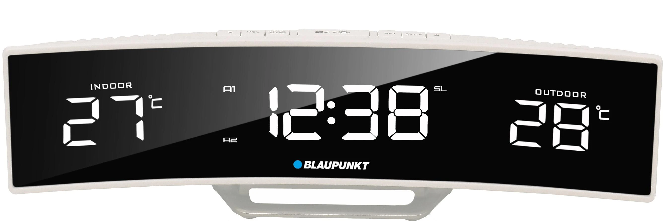 Blaupunkt CR12WH žadintuvas Skaitmeninis žadintuvas Juoda, Balta