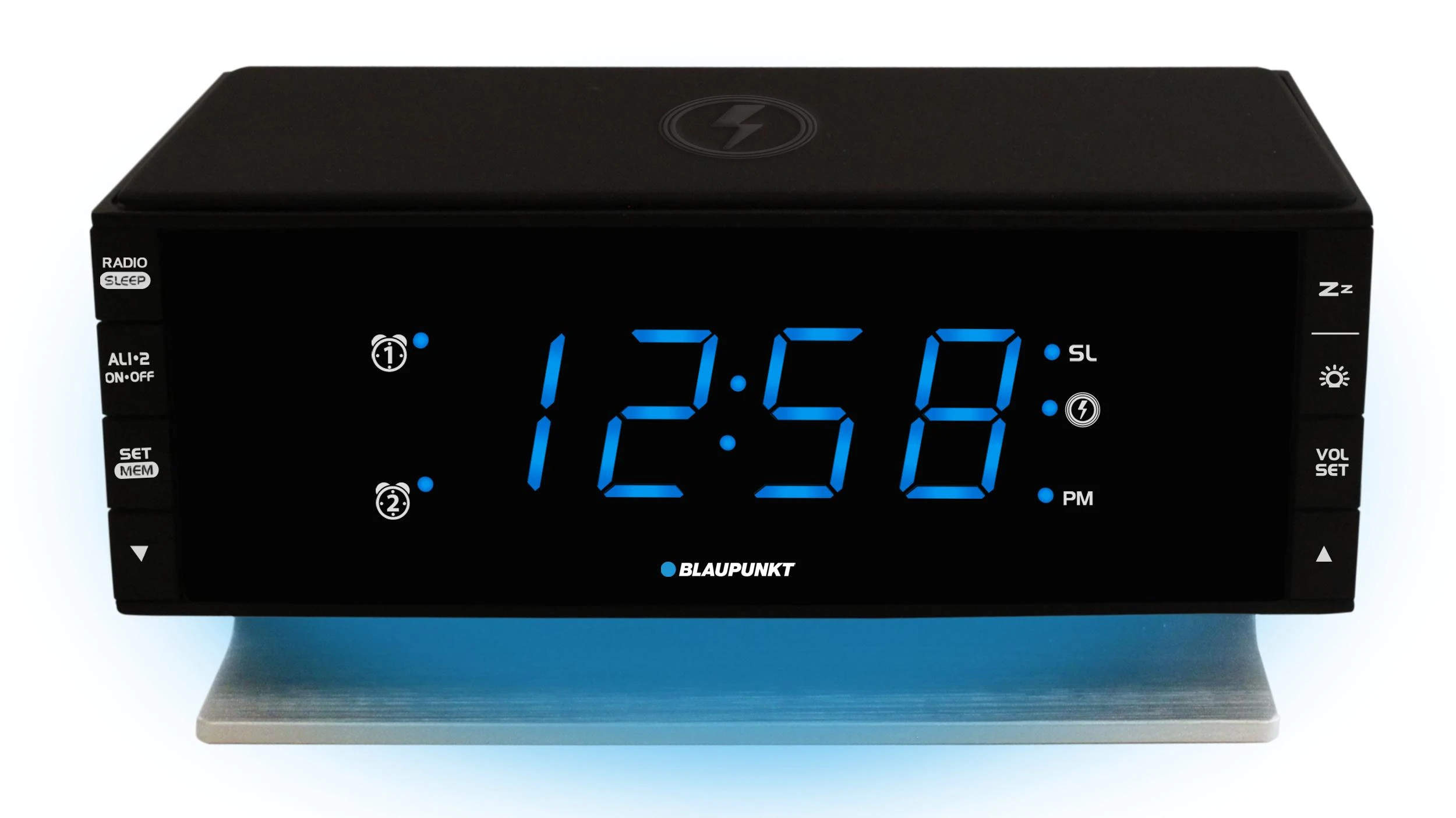 Radijas - Blaupunkt CR55CHARGE Skaitmeninis Laikrodis Juodas
