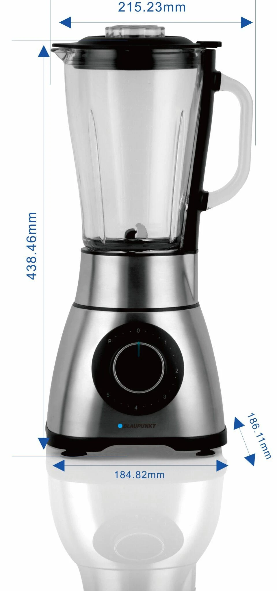 Trintuvas Blaupunkt TBG601, Sidabrinės/juodos spalvos