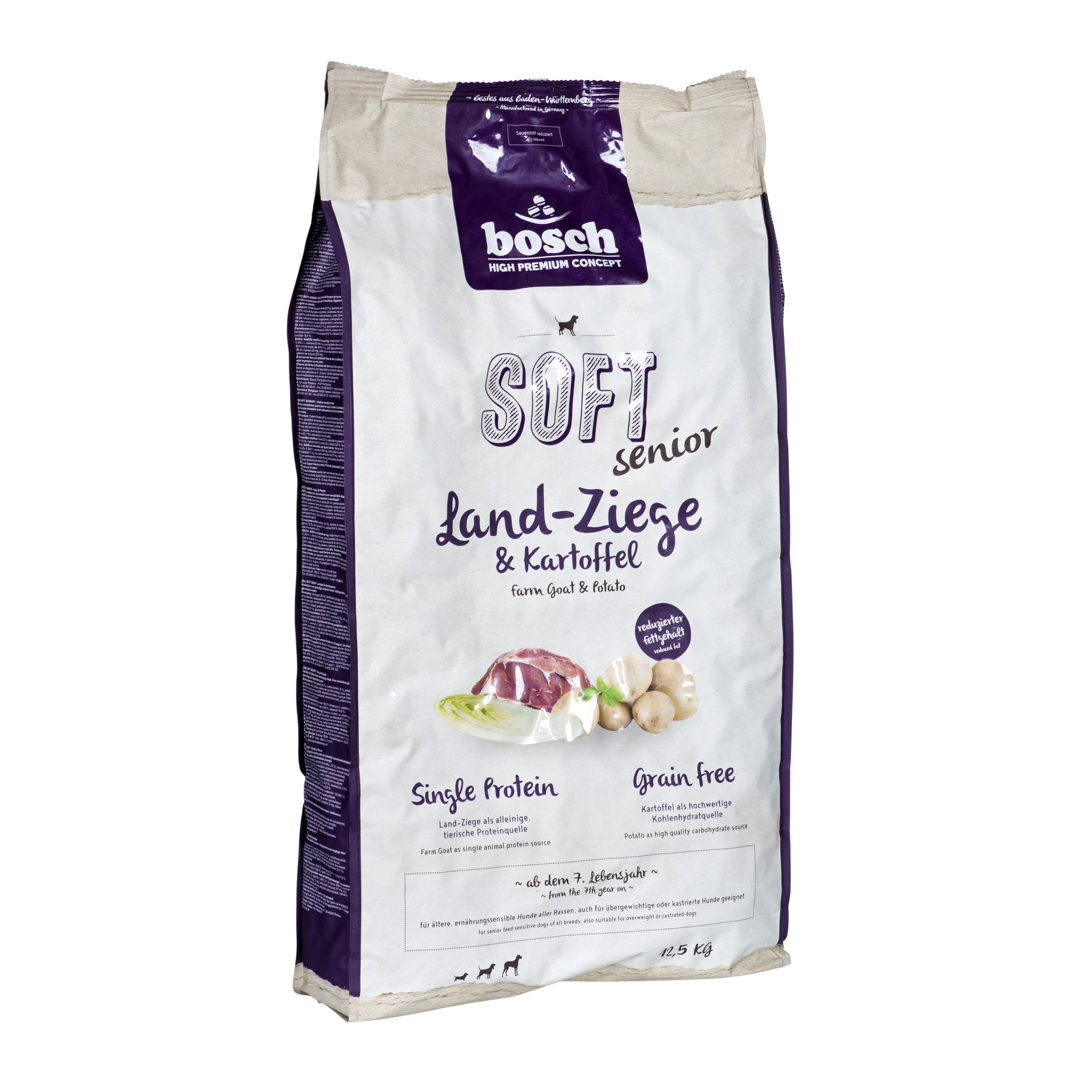 bosch Dog Senior HPC Soft Farm Goat (begrūdis, vieno baltymo) 12,5kg
