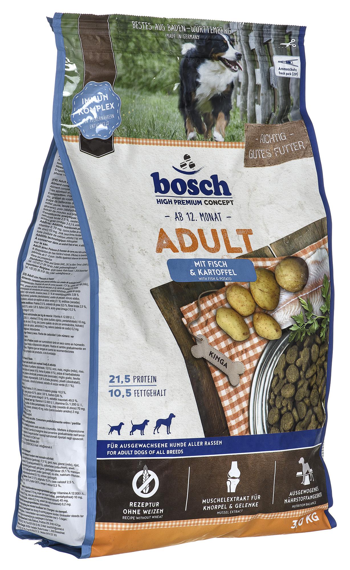 bosch dog ADULT FISH & POTATO 3kg