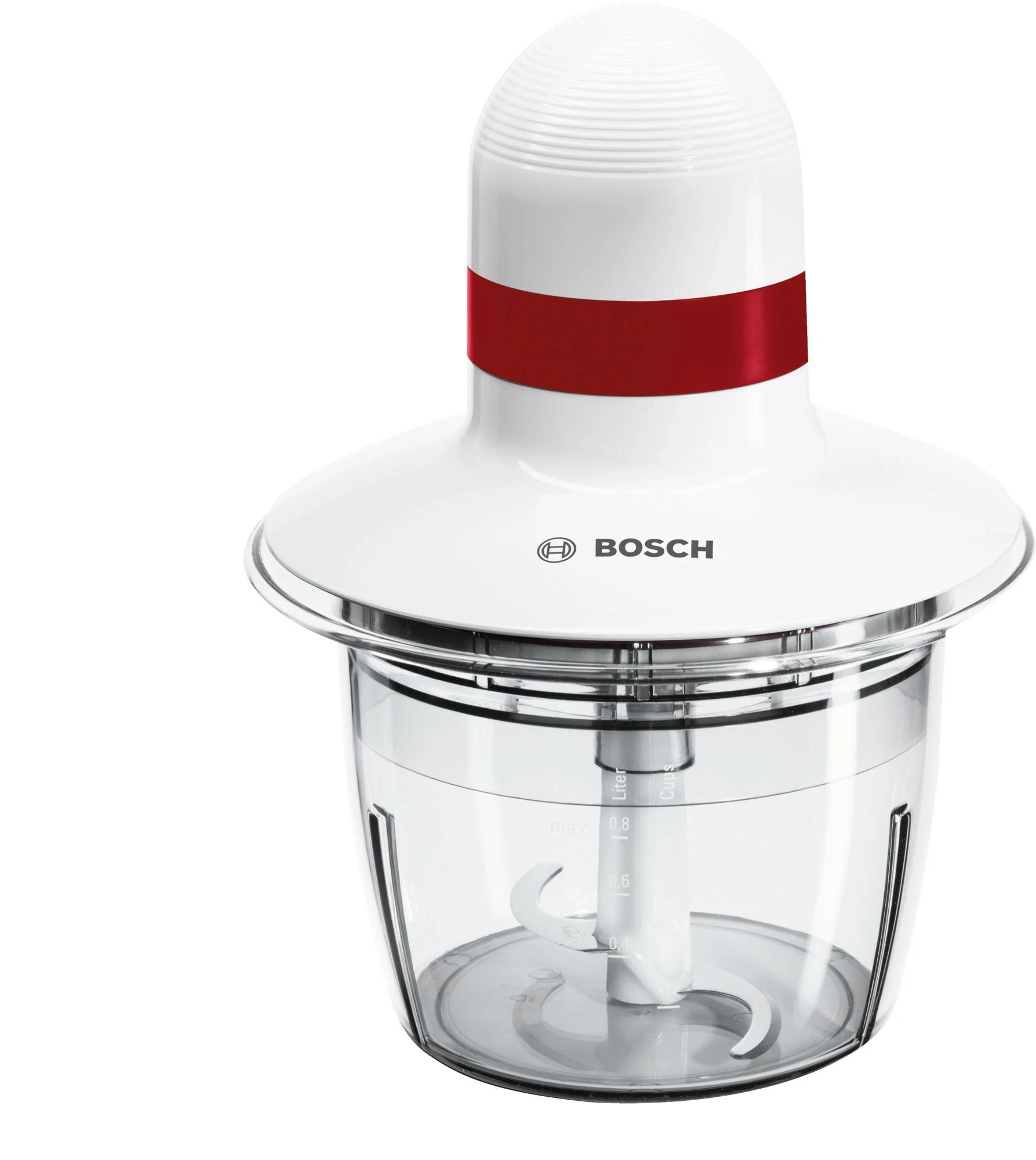 Bosch MMRP1000 Smulkintuvas, YourCollection, 400 W, Baltas, giliai raudona