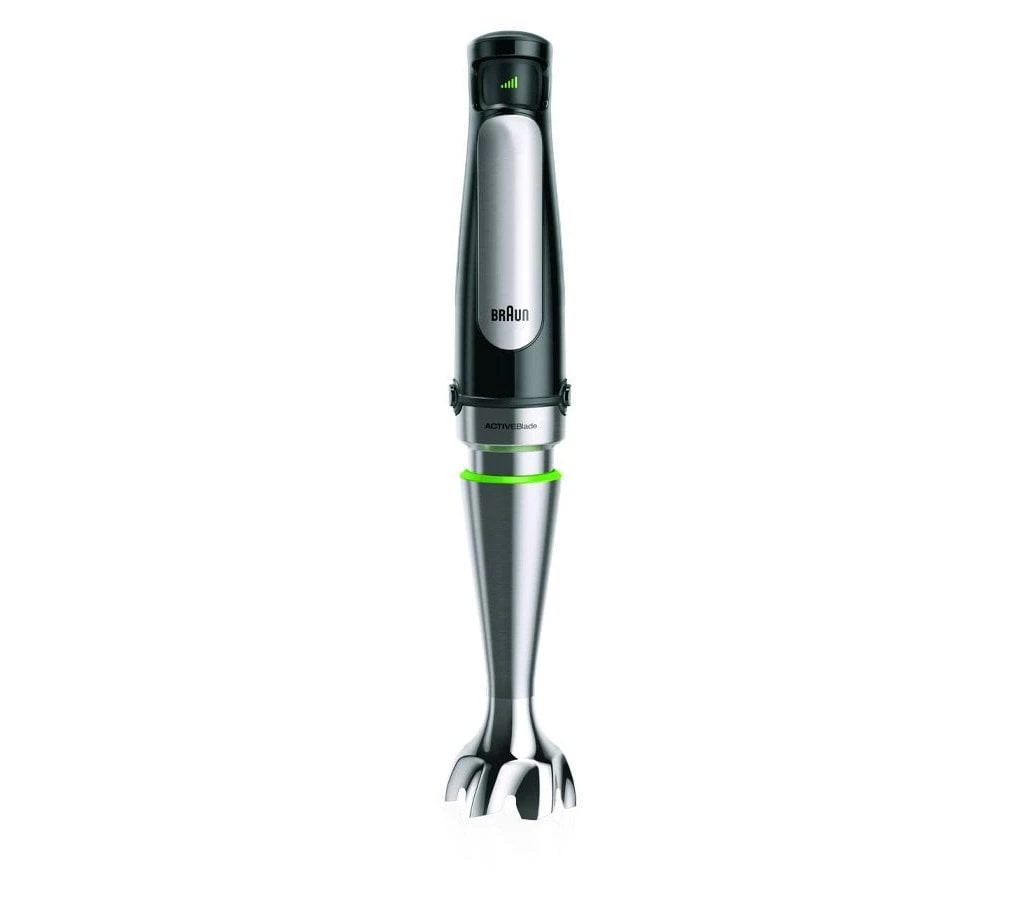 BRAUN Rankinis maišytuvas MQ 7035 X, 1000W, 0.6L, ActiveBlade, SmartSpeed, Inox/Juodas