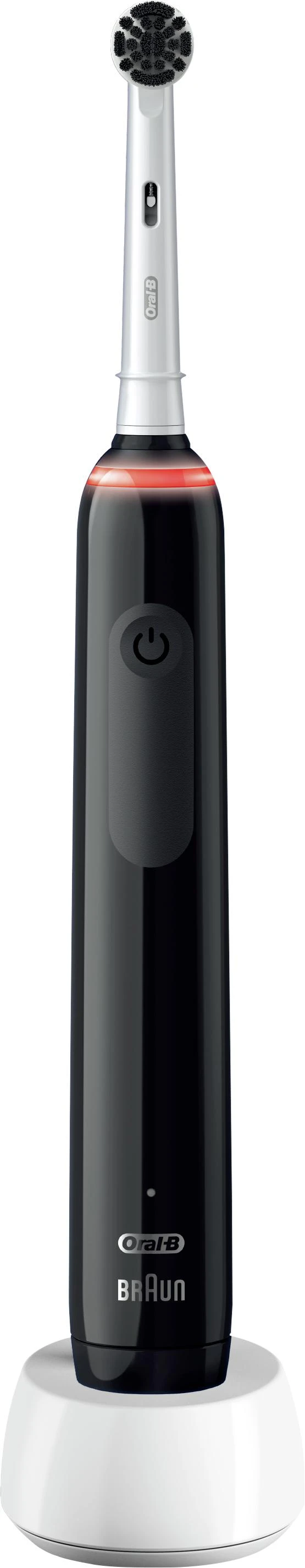 Elektrinis dantų šepetėlis Oral-B Pro 3 3000 Pure Clean, juodas