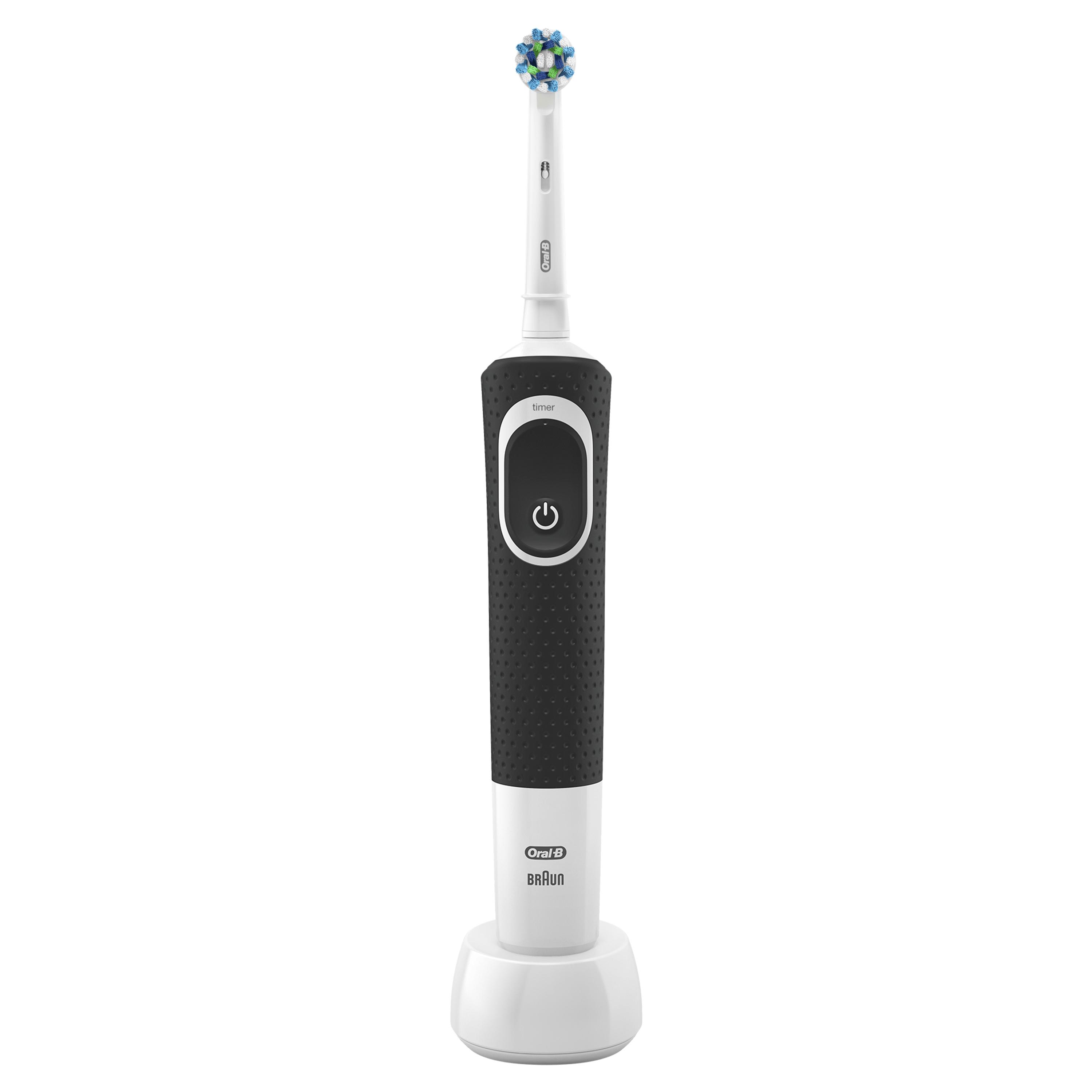 Braun Oral-B Vitality 80312499 elektrinis dantų šepetėlis Suaugusiems Besisukantis vibruojantis dantų šepetėlis Juoda, Balta