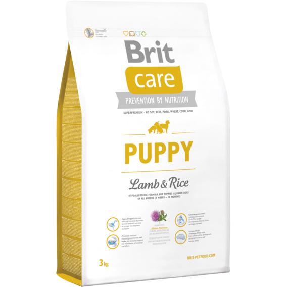 BRIT CARE Dog Puppy su ėriena ir ryžiais 3kg