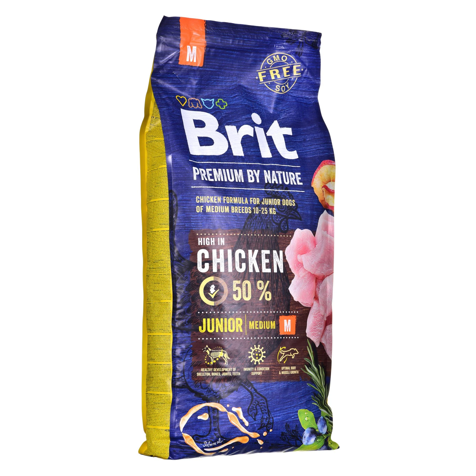 BRIT PREMIUM Dog by Nature Junior M 15kg