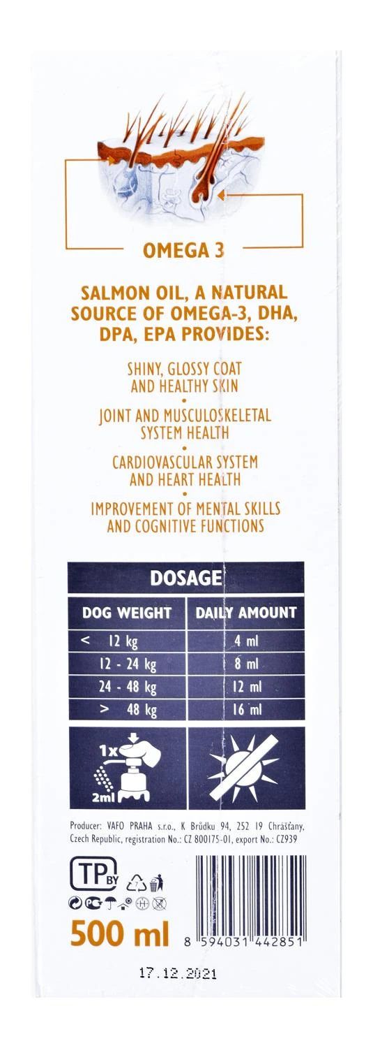 BRIT CARE Dog lašišų aliejus 500ml