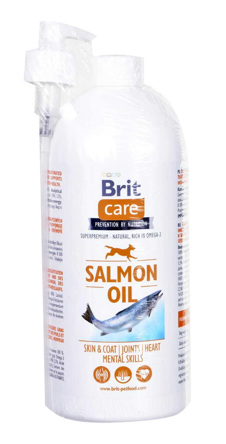 BRIT CARE Dog lašišų aliejus 1L