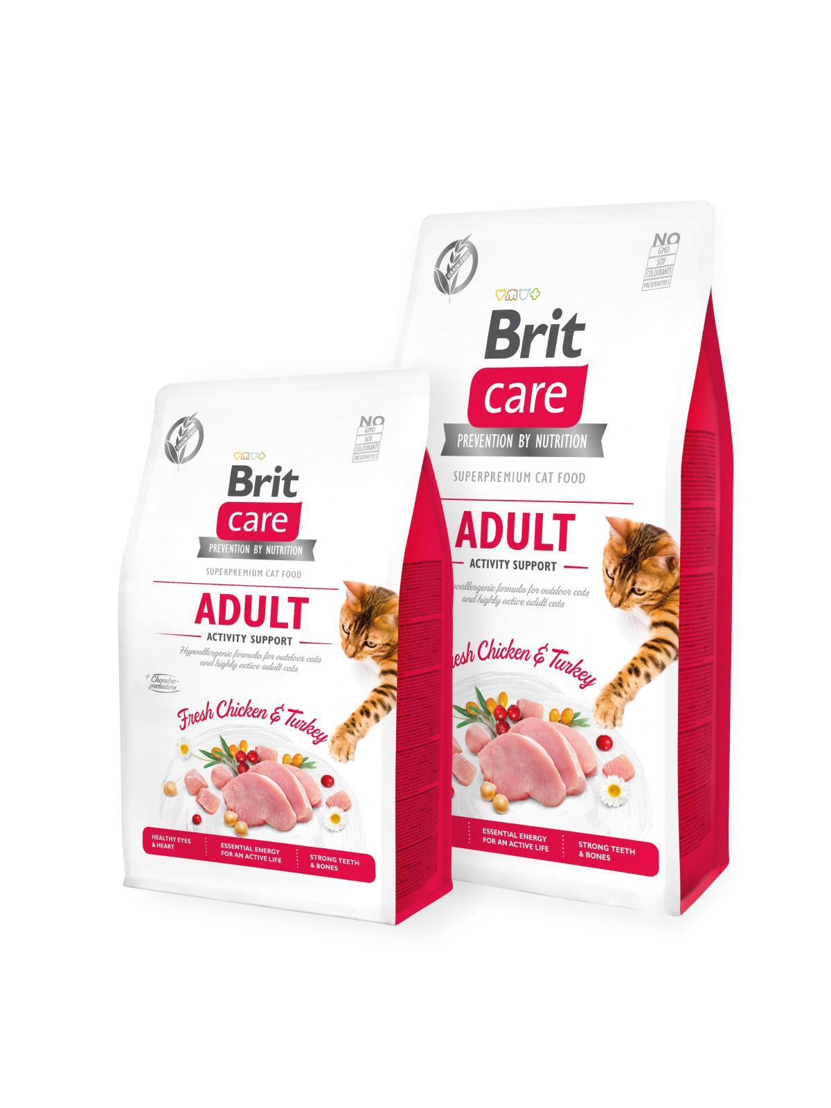 Brit Care Cat GF Adult Activity Support (Fresh Chicken&Turkey) 7kg