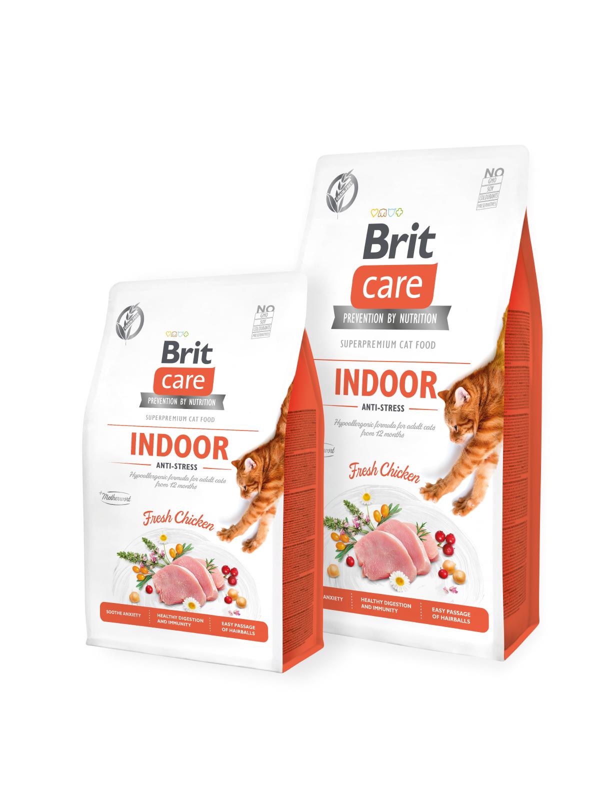 Brit Care Cat GF Indoor Anti-stress sausas maistas katėms 7kg