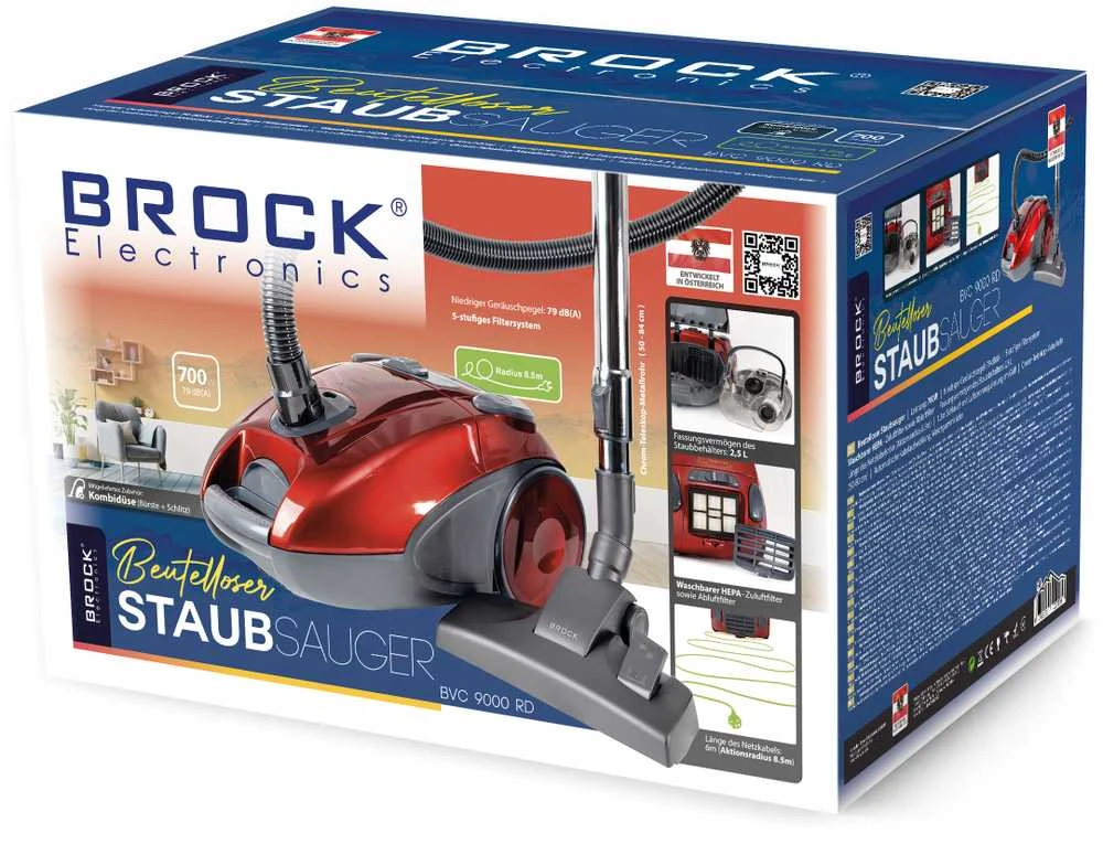 Brock Dulkių siurblys BVC 9000 RD