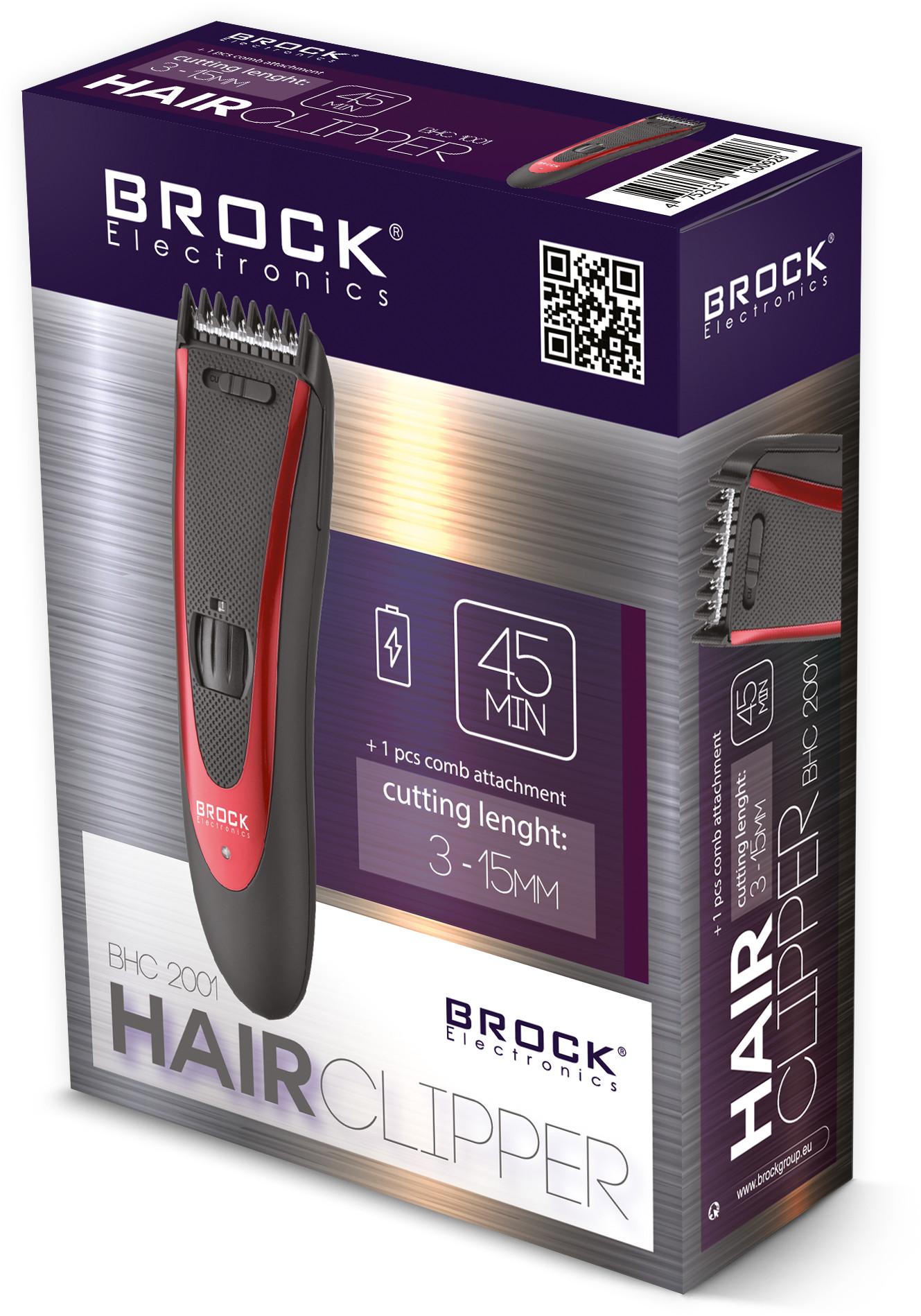 Belaidė plaukų kirpimo mašinėlė Brock BHC2001