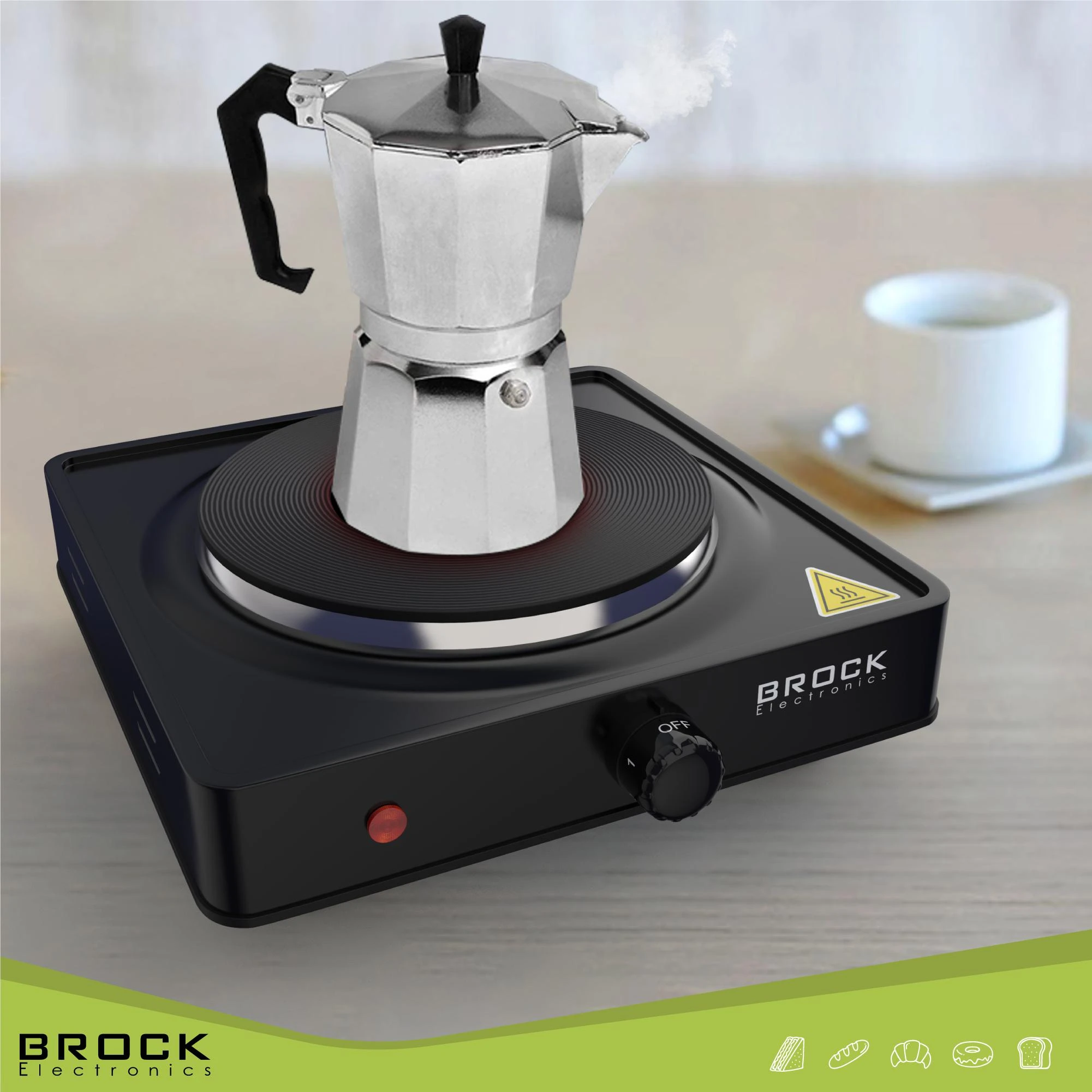 BROCK EP 100 BK El. skruzdėlės.viryklė