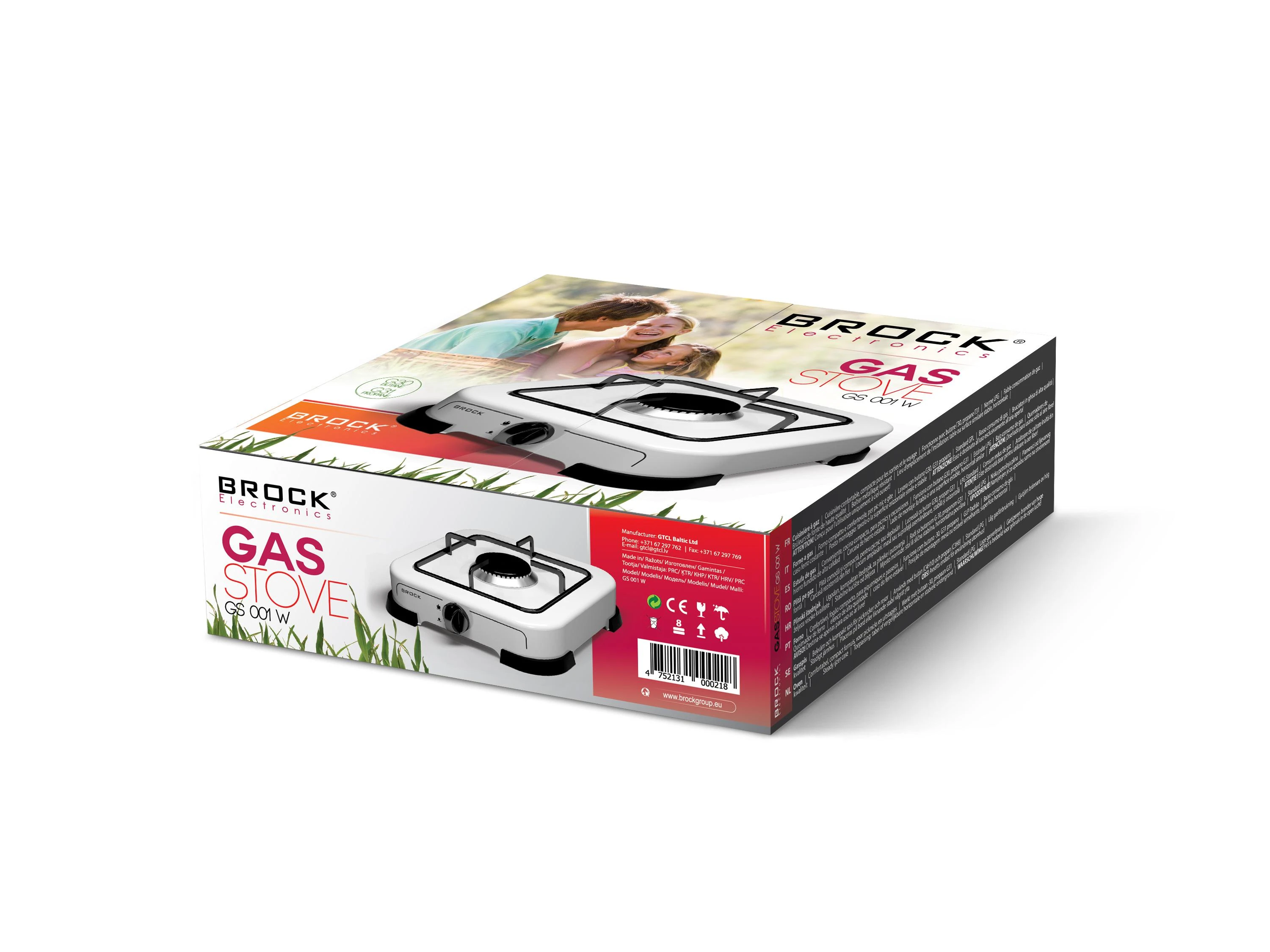 Mini viryklė Brock GS 001 W