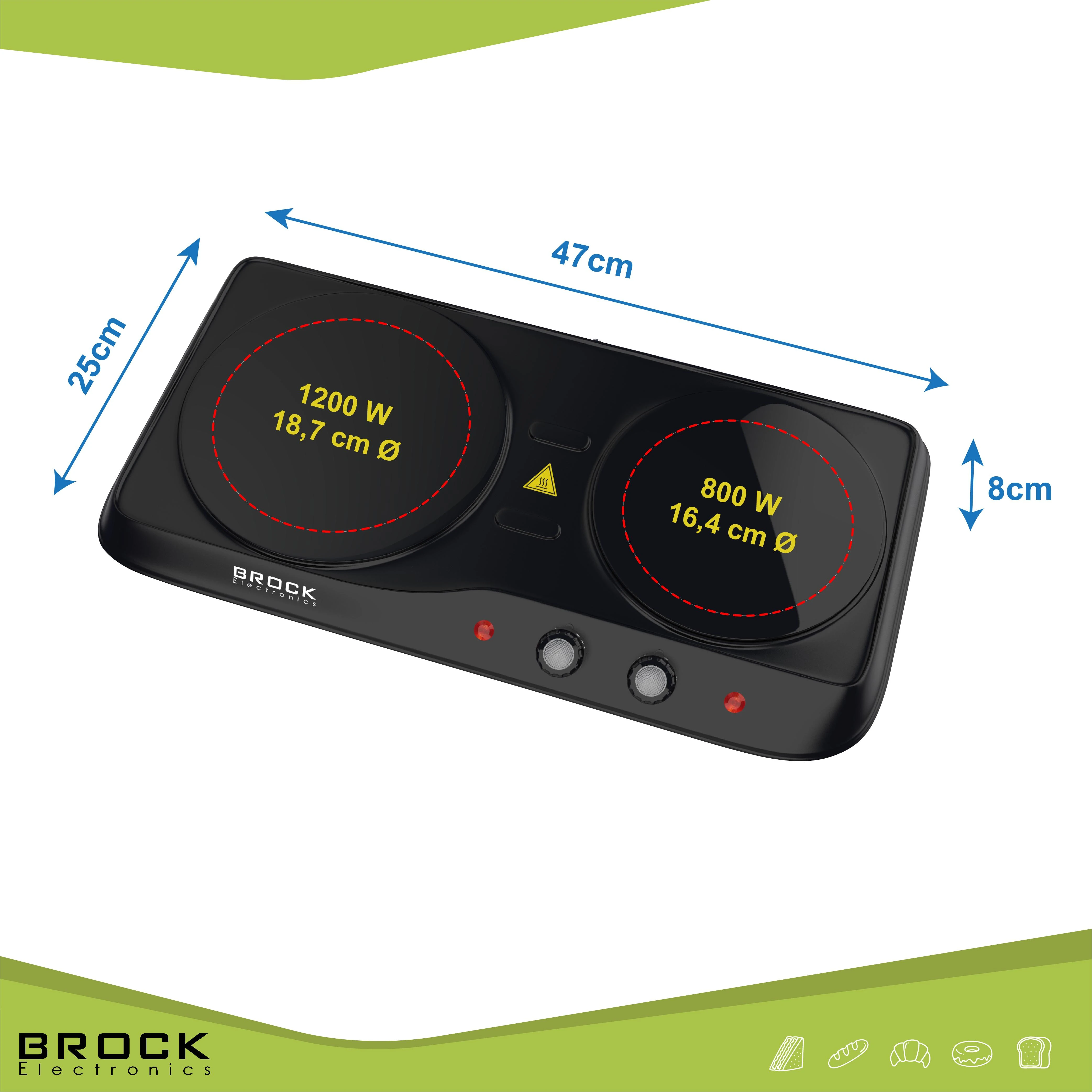 Infraraudonųjų spindulių viryklė Brock HPI 3002