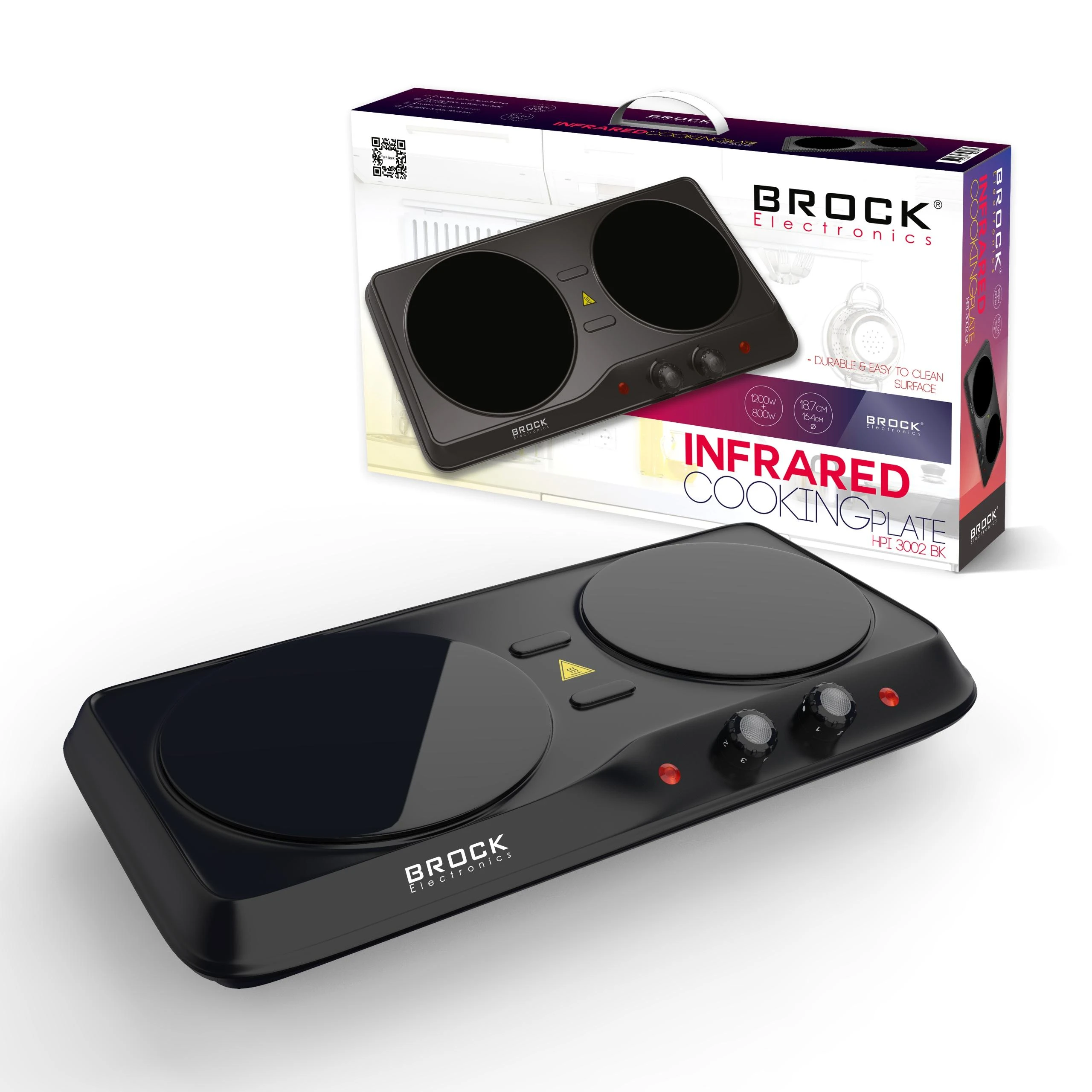 Infraraudonųjų spindulių viryklė Brock HPI 3002