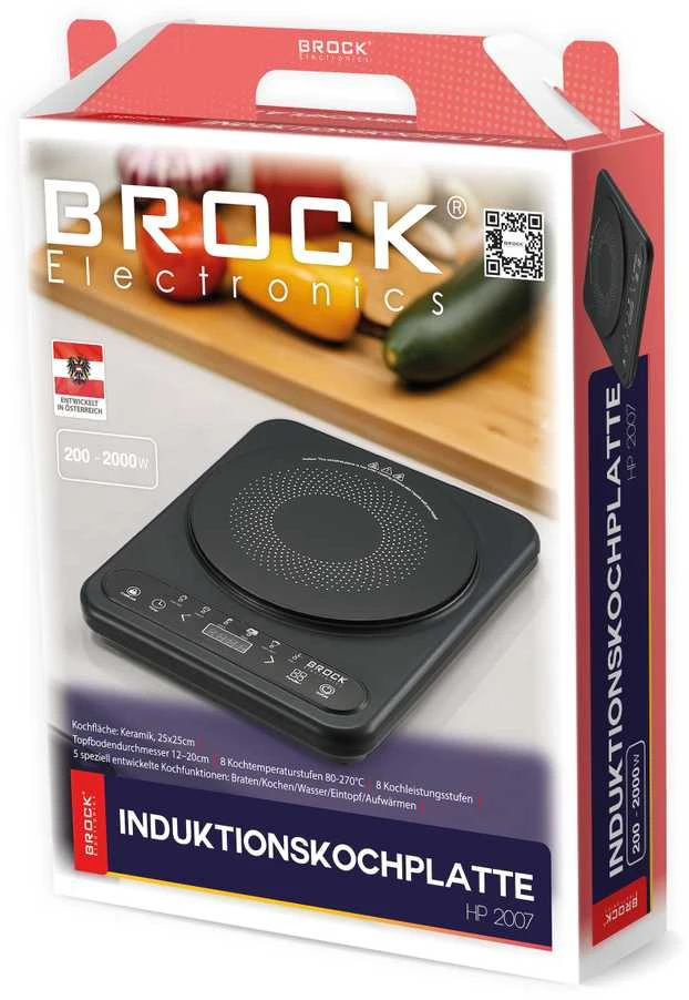 HP 2007 Indukcinė kaitlentė BROCK HP 2007 2000W