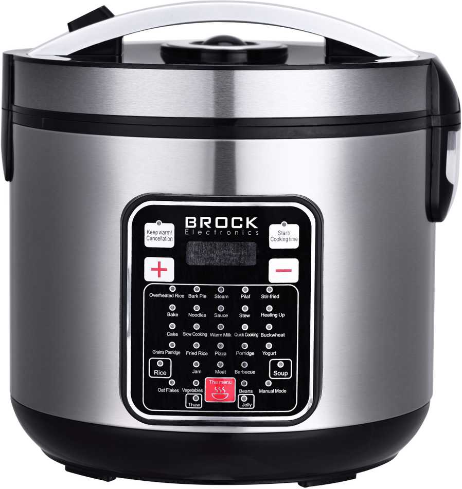 Brock Multivaryklė, 900W, 220V ~50Hz, 5L.