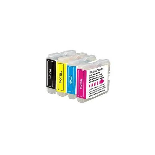 Brother LC-121 Multipack Ink Cartridge, Juodas, Cyan, Magenta, Geltona