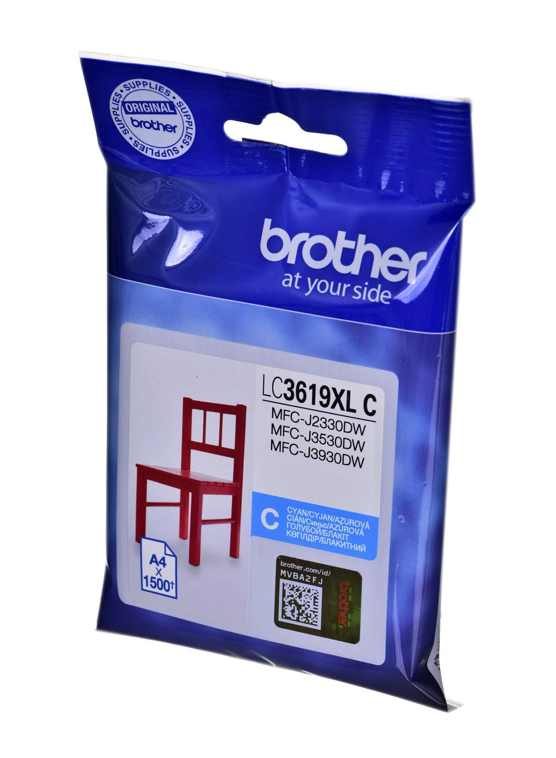 Brother LC3619XL (LC3619XLC) Rašalinė kasetė, Žydra