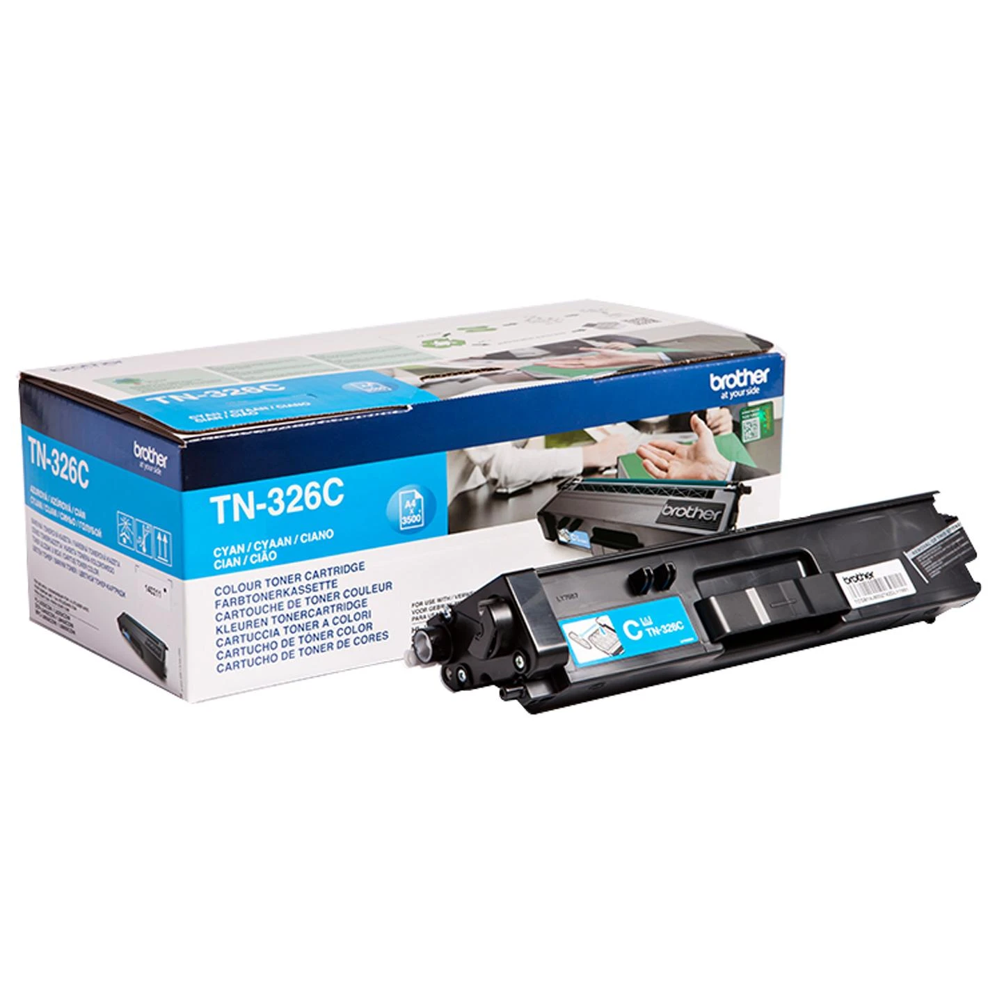 BROTHER TN-326C TONERIS HIGH CYAN 3500P