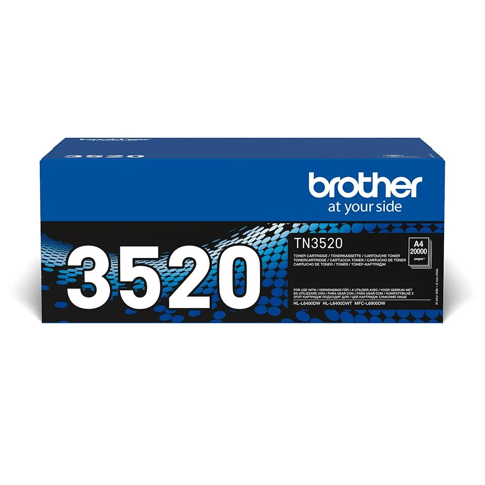 BROTHER TN-3520 TONERIS Juodas 20000P