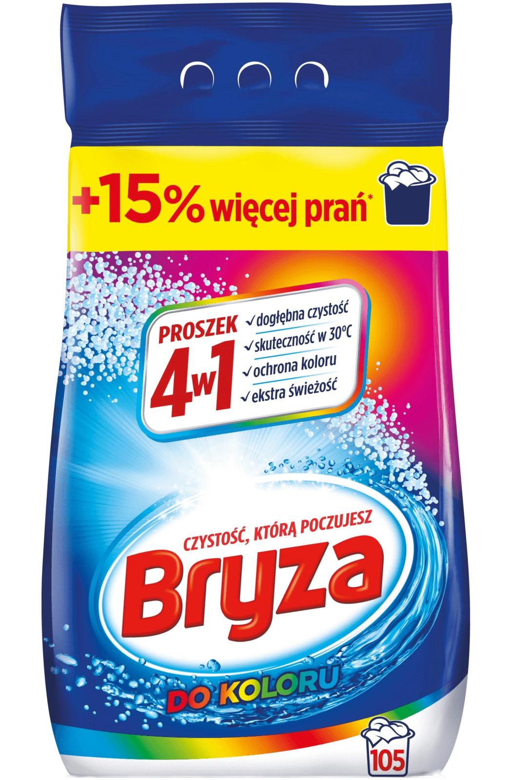 Bryza 4w1 skalbimo milteliai spalvotiems audiniams 6 825 kg