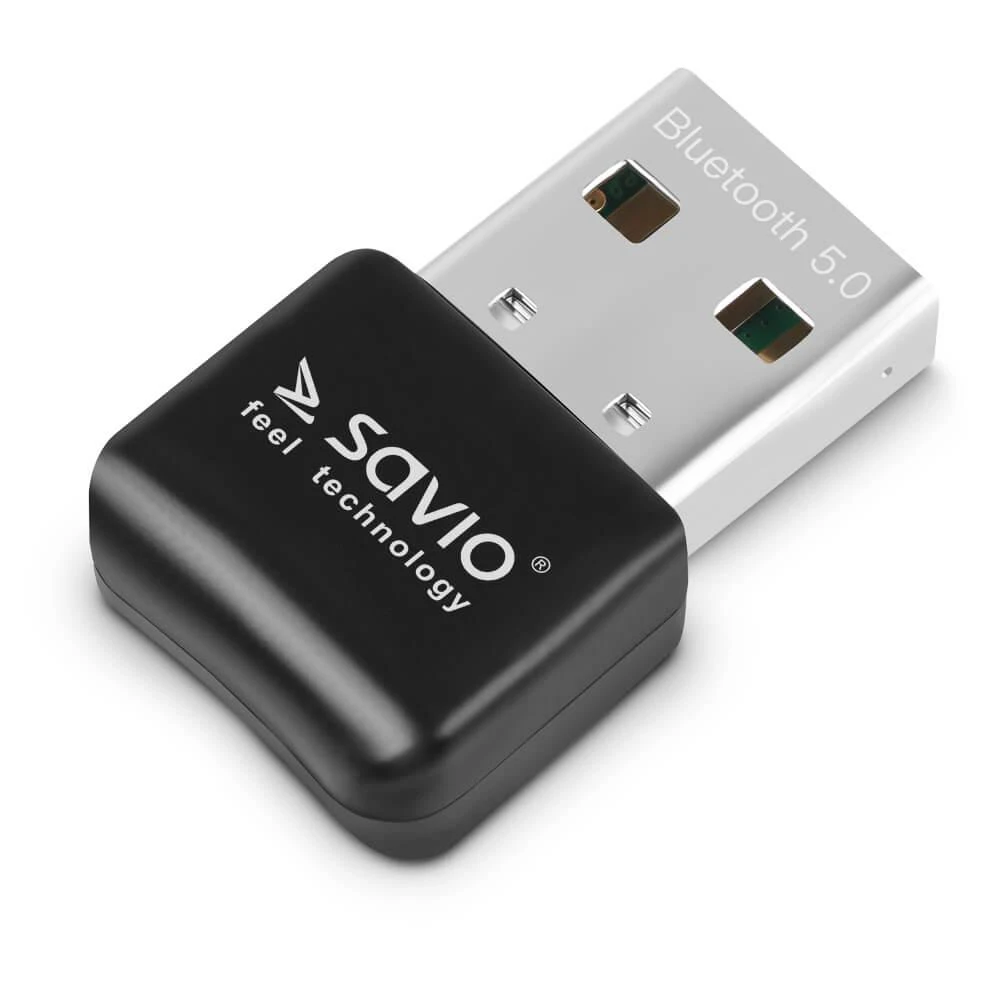 Savio BT-050 Bluetooth 5.0 adapteris iš arti