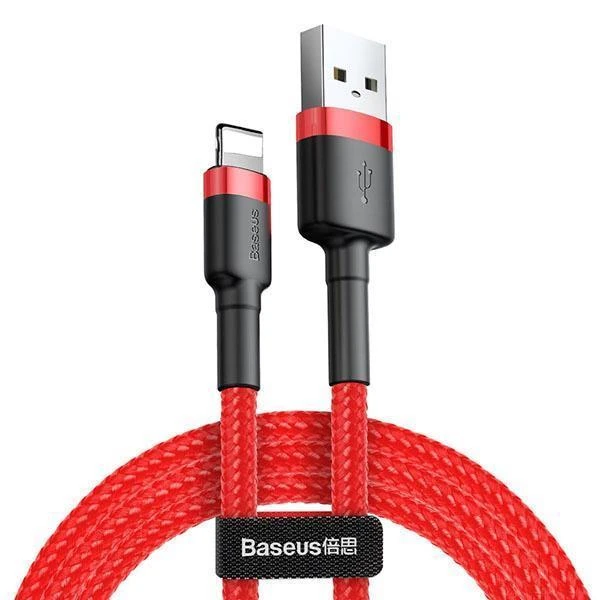 Baseus Cafule kabelis USB - Lightning 2A 3m - Raudonas