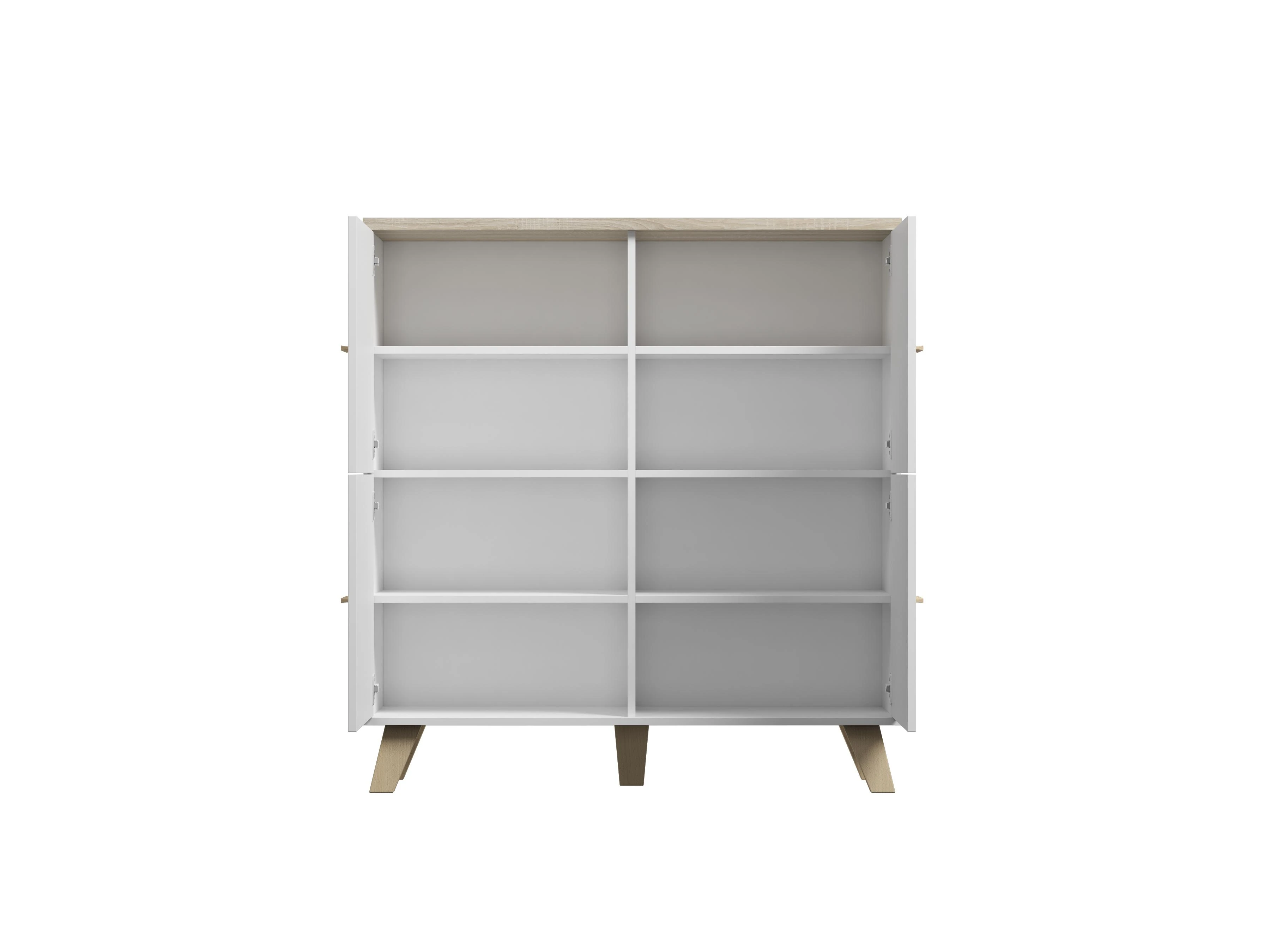 Cama Meble Svetainės Baldų Komplektas - Cama ROCO 2 Juodas/Baltas