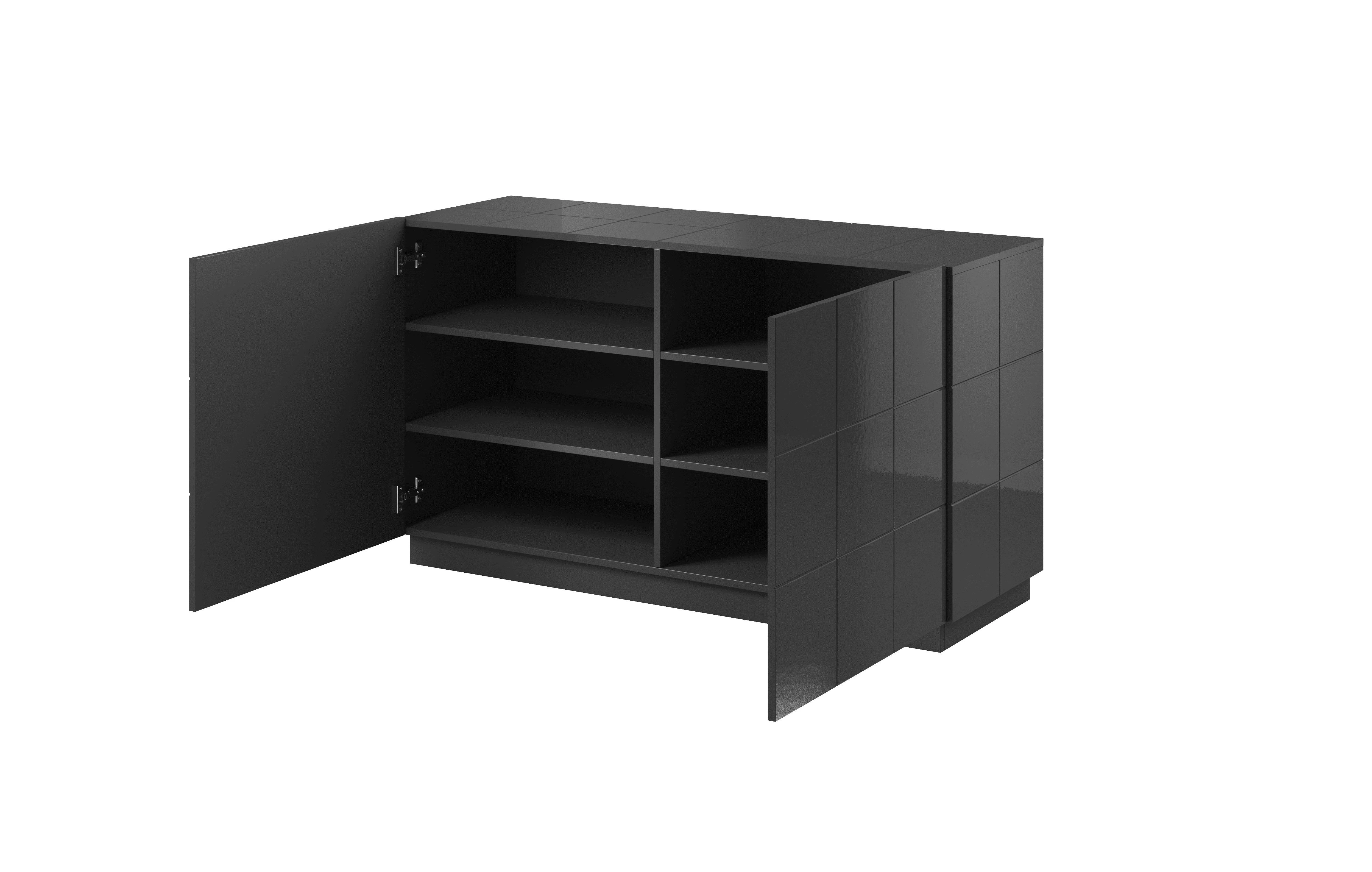 Cama Meble Indauja - Cama 2D Grafito Pilka Blizgi