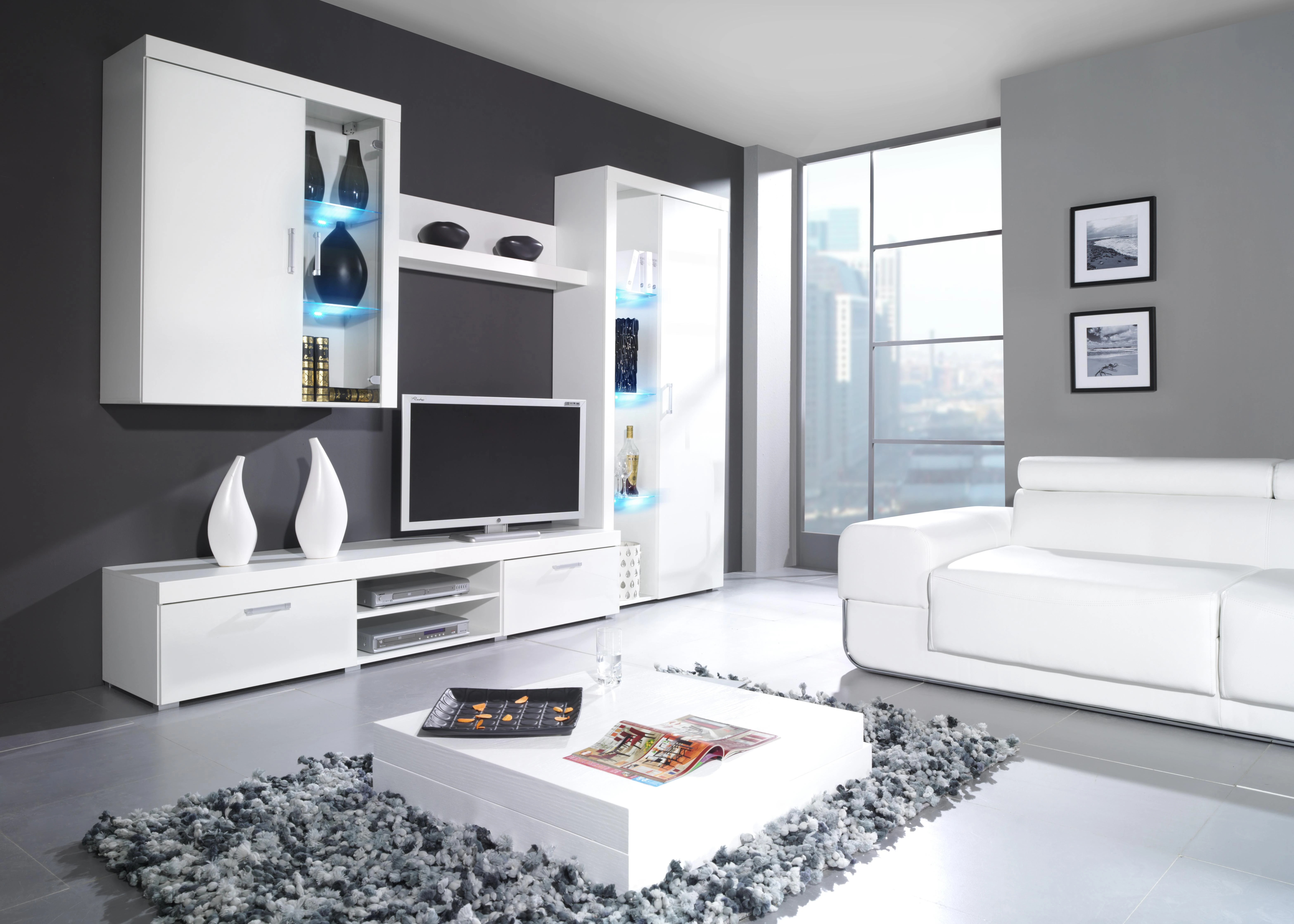 Cama Meble Svetainės Sekcija - Cama Samba Balta