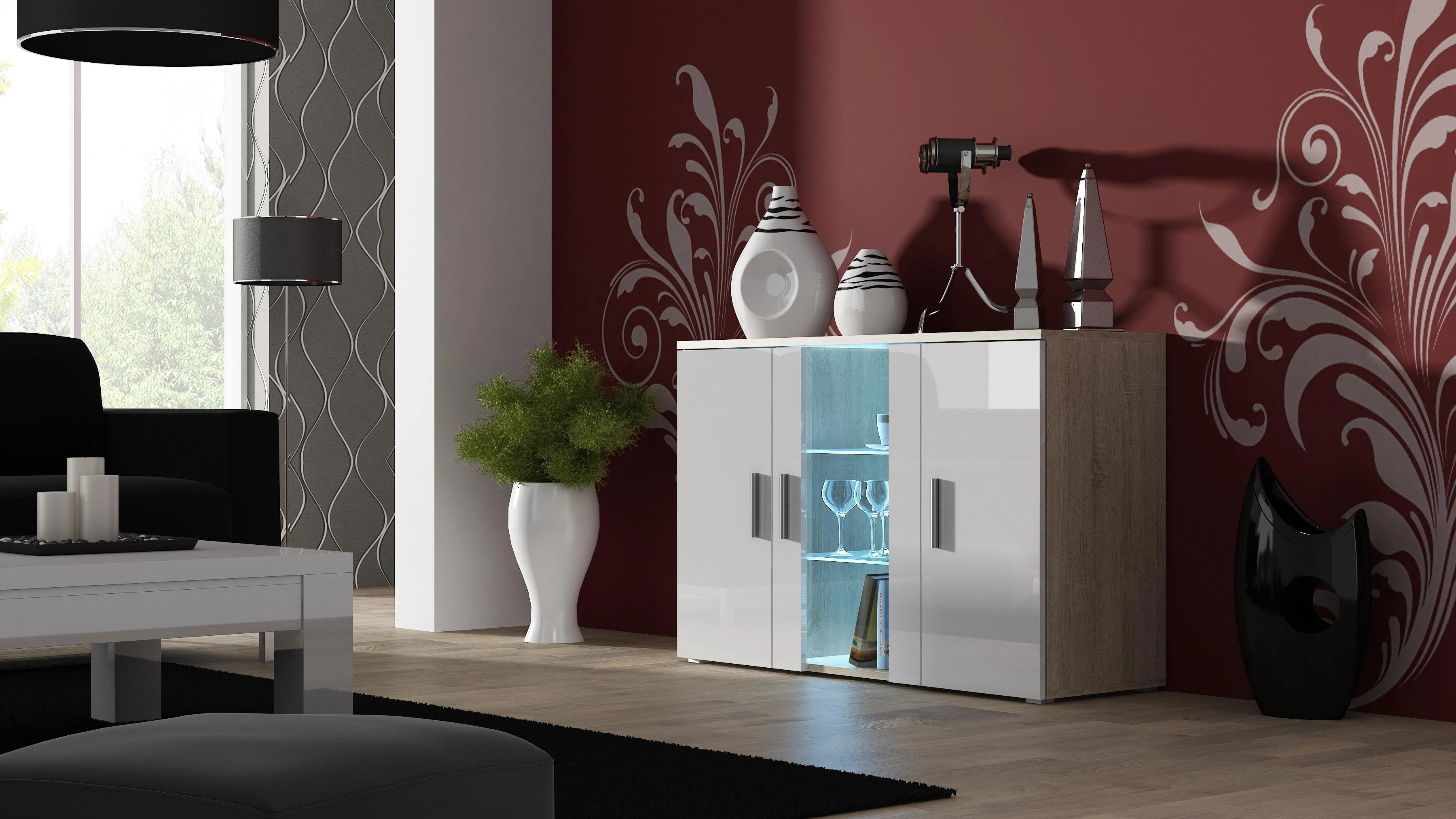 Cama Meble Indauja - Cama Soho DS/BI 3 Durys