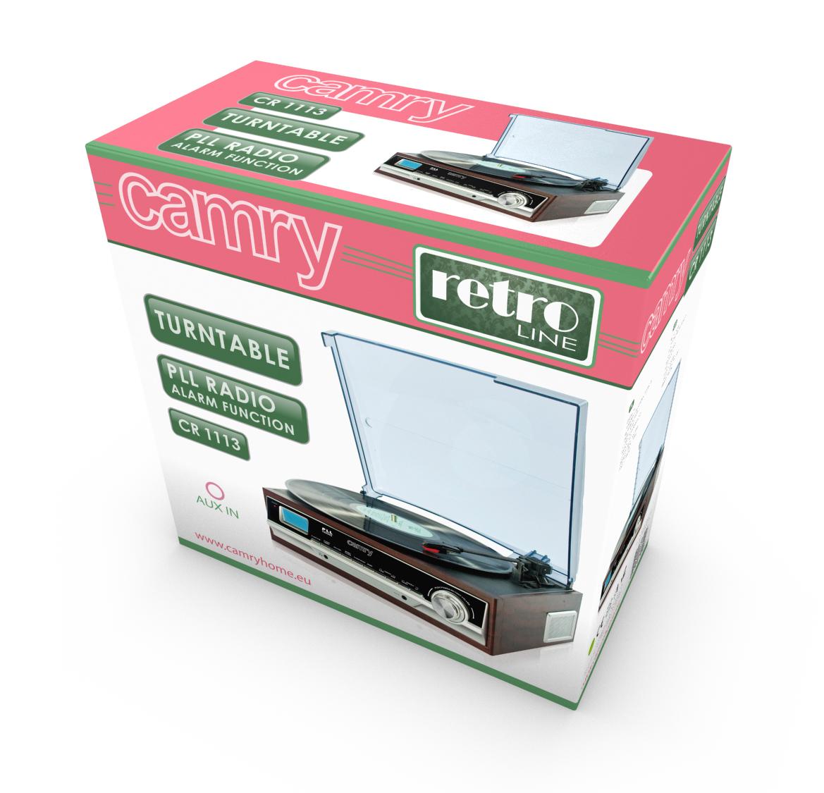 Camry CR 1113 patefonas su radiju