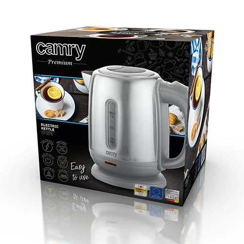Camry | Virdulys | CR 1278 | Standard | 1630 W | 1.2 L | Nerūdijantis plienas | 360° rotational base | Nerūdijantis plienas