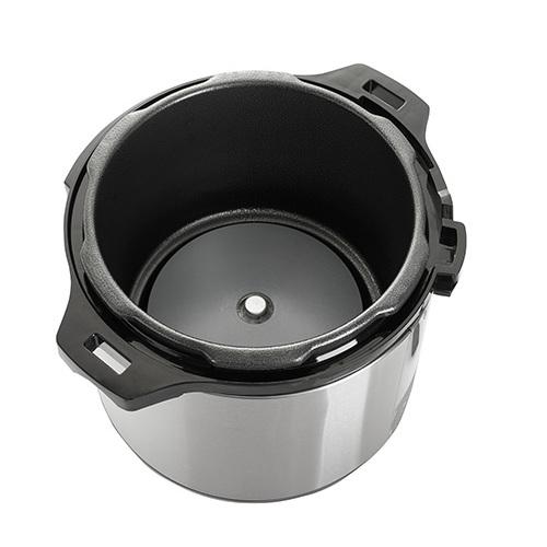 Camry | Pressure cooker | CR 6409 | 1500 W | Alluminium pot | 6 L | Number of programs 8 | Nerūdijantis plienas/Juodas