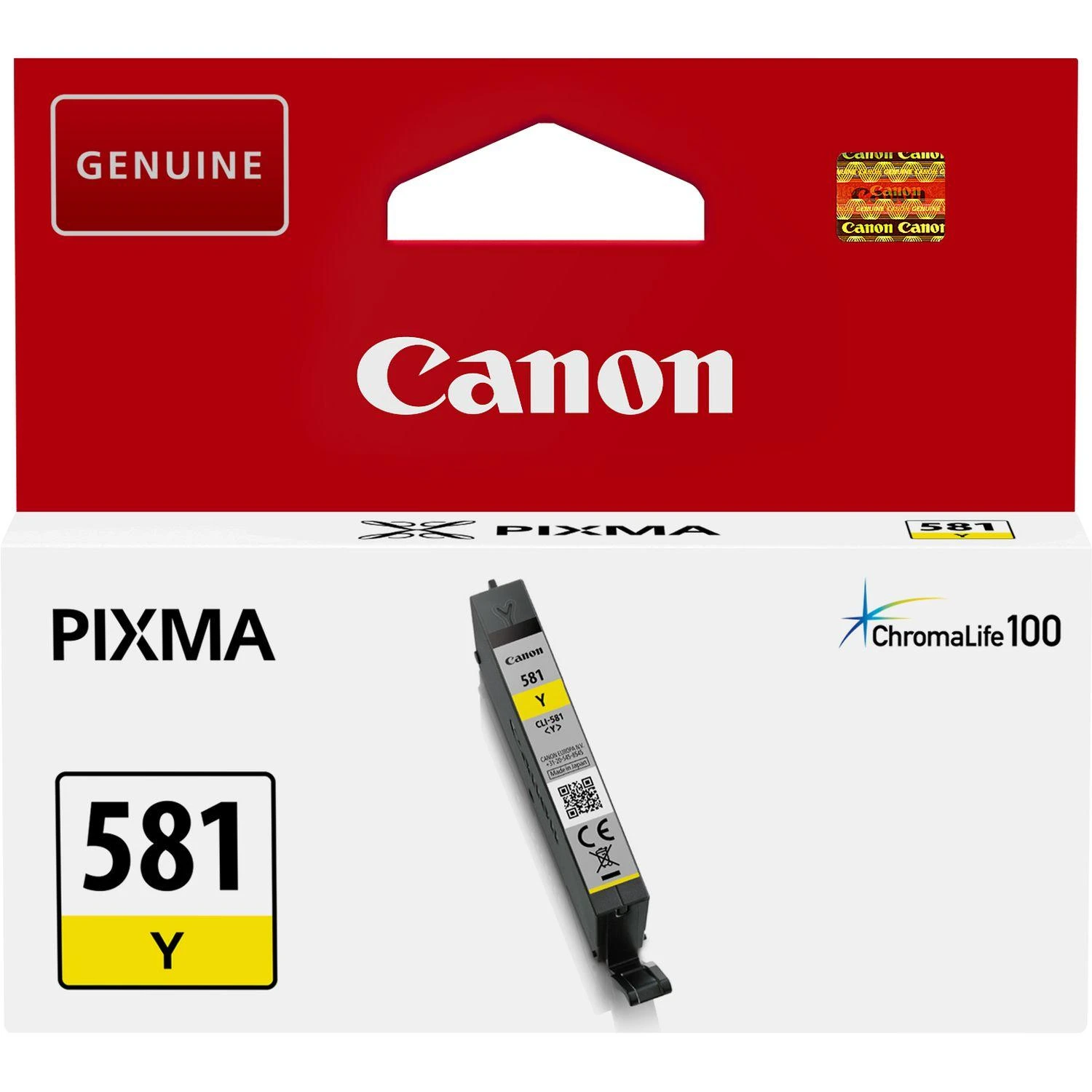 Canon CLI-581Y rašalo kasetė, geltona