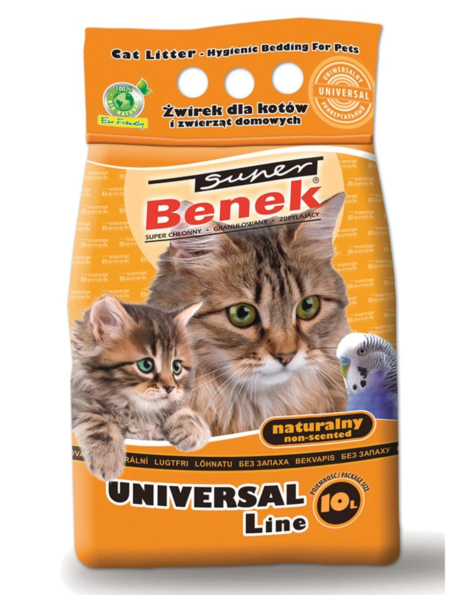 Certech Super Benek Universal Natural - kačių kraiko suspaudimas 10 l