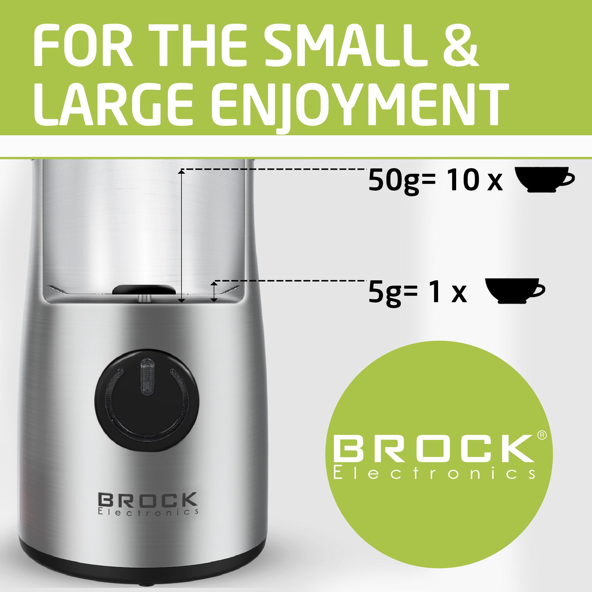 Kavamalė Brock CG1050SS kavos malūnėlis