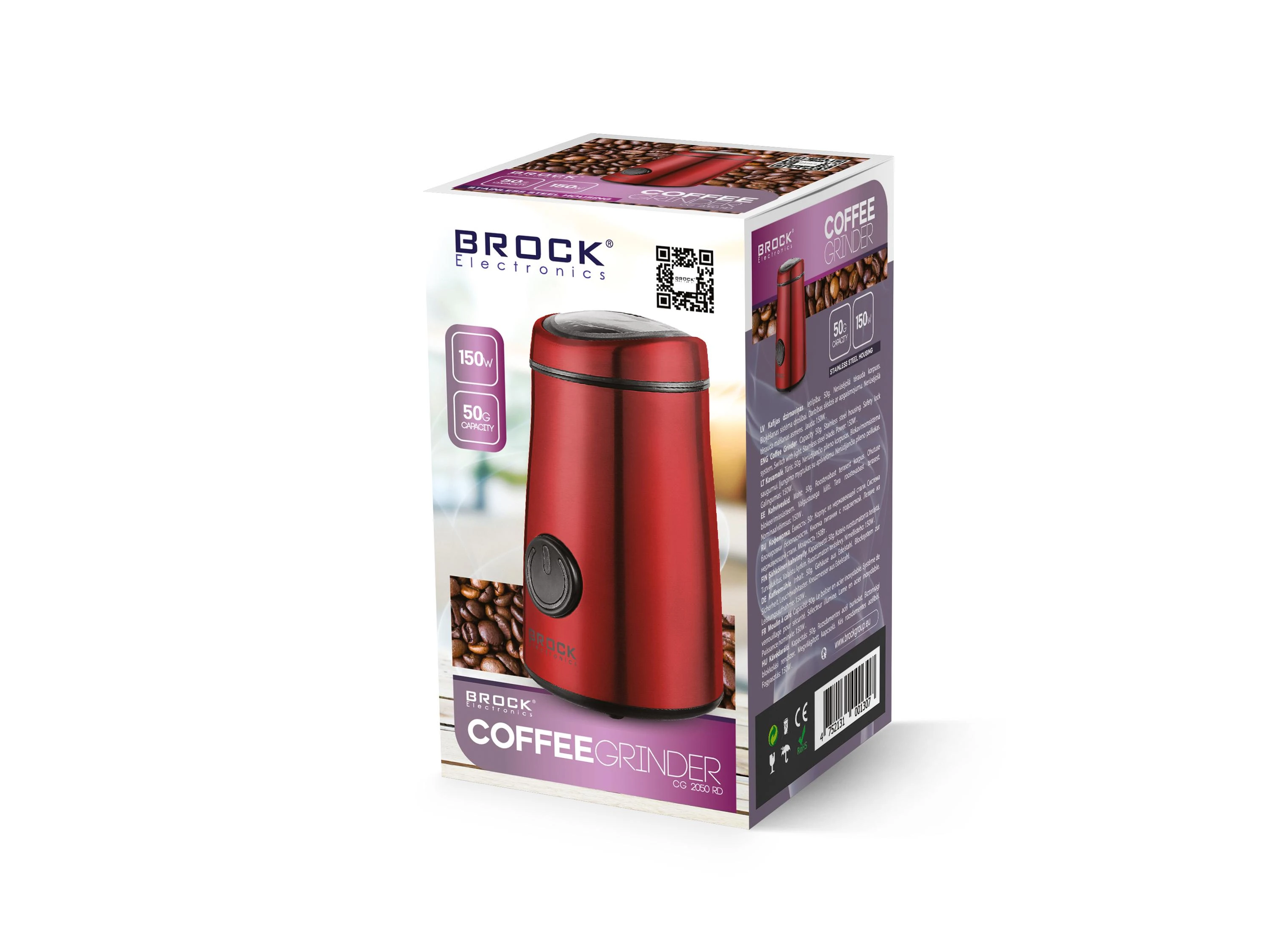 Brock kavamalė 150W 2050RD