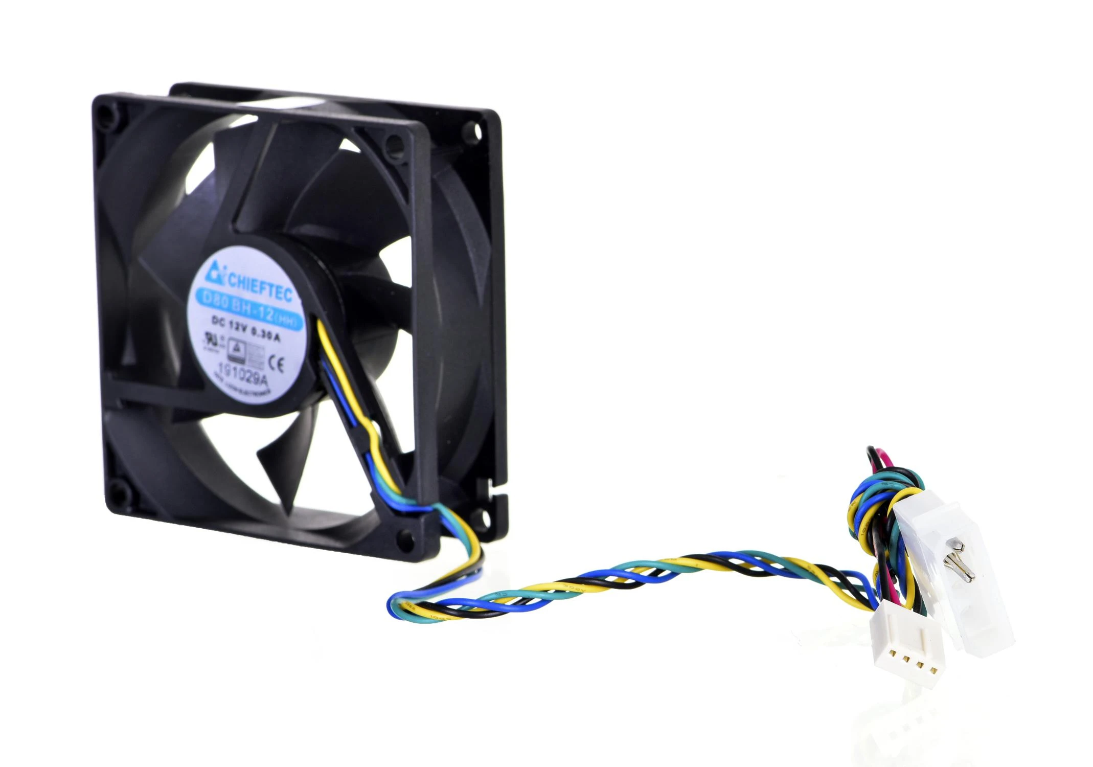 CHIEFTEC 80x80x25mm rutulinis guolis PWM FAN