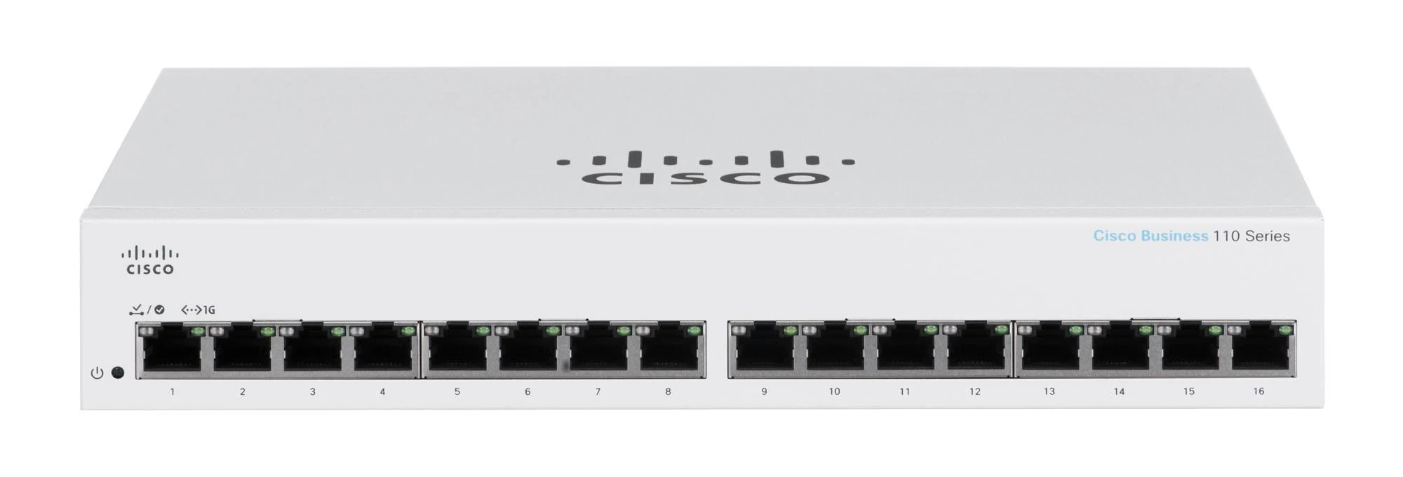 Šakotuvas Cisco CBS110 nevaldomas 16 prievadų GE