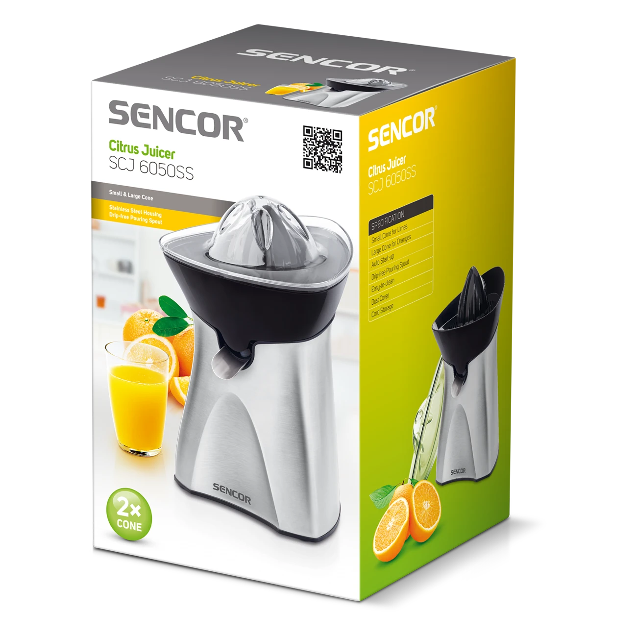 Sulčiaspaudė Sencor SCJ 6050 SS Galingumas 60W, nerūdijantis plienas