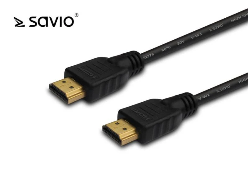 Savio CL-01 HDMI cable 1.5 m HDMI Type A (Standard) Juodas