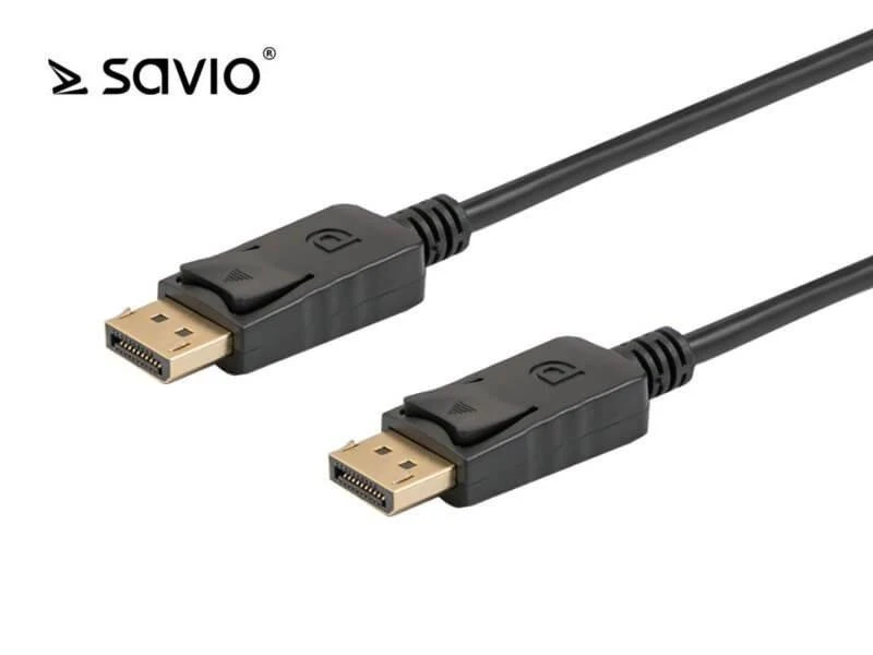 Savio CL-136 DisplayPort cable 2 m Juodas