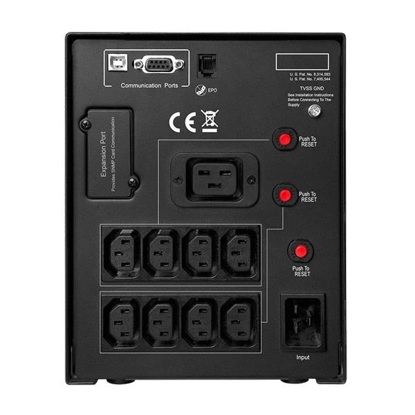 CYBERPOWER PR2200ELCDSL UPS 2200VA/1980W 36M Garantija VMWARE