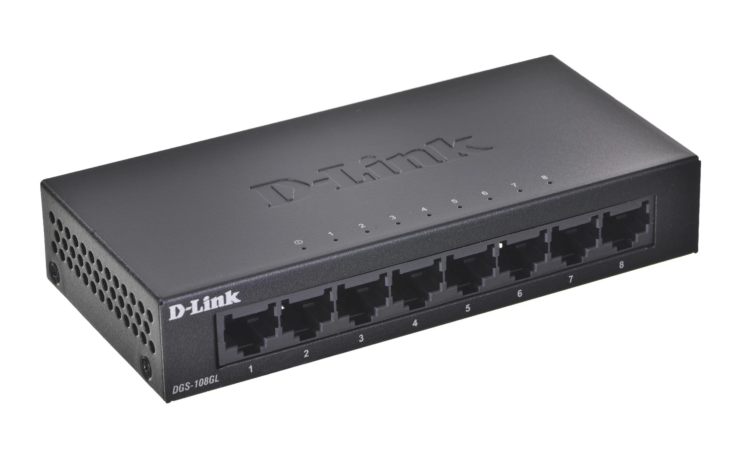Šakotuvas D-LINK 8-Port Layer2 Gigabit šviesos jungiklis be IGMP